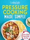 Cover image for Pressure Cooking Made Simple